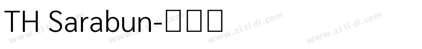 TH Sarabun字体转换